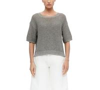 Comma Melierter Pullover aus Ajourstrick