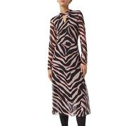 Comma Mesh-Kleid mit Stehkragen