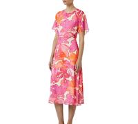 Comma Midi-Kleid mit All-Over-Print Damen Größe 36