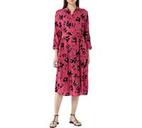 Comma Midi Kleid mit Allover Muster