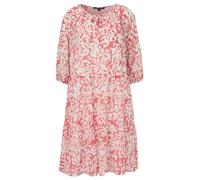 comma Midi Kleid mit Allover Muster