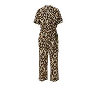 comma Jumpsuit mit Leinen-Anteil Damen schwarz, 38