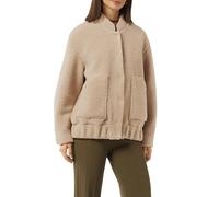 Comma Oversize-Blouson aus Teddy-Plüsch