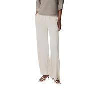 Comma Palazzo-Hose aus Satin im Relaxed Fit Beige Größe 34