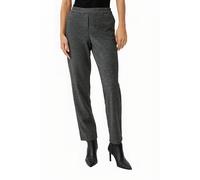 Comma Hose Damen Pepita-Muster Anthrazit Größe 38