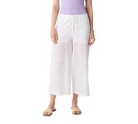 Comma Pants 7/8 White Größe: 34 | Ausgestellte Hosen Outlet | Damen | Weiß