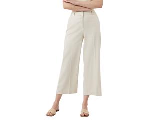 Comma Pants Beige Größe: 46 | Ausgestellte Hosen Outlet | Damen | Braun