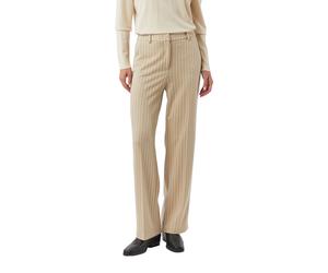 Comma Pants Beige Größe: W40 | Straight Jeans Outlet | Damen | Braun