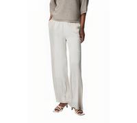 Comma Hose Palazzo aus Satin Relaxed Fit Damen Beige Größe 44