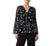 Comma Plissierte Chiffonbluse