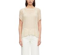 comma - Poncho aus Viskosemix mit Glitzergarn beige - Gr. - L
