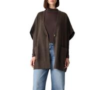 Comma Poncho-Cape 7740136 mit Knopfverschluss Braun