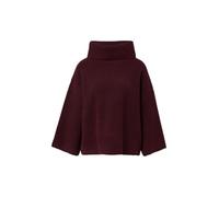 comma Rollkragenpullover mit überschnittenen Schultern in Bordeaux, Größe M