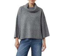 comma Strickpullover mit Rollkragen in Anthrazit, Größe M