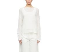 Comma Pullover aus Ajourstrick mit feinen Pailletten