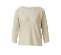 Comma Glitzergarn-Feinstrickpullover mit 3/4-Arm Beige Größe 40