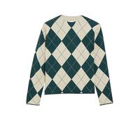 comma - Strickpullover grün/beige - Gr. - 40