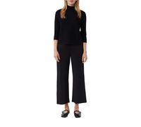 comma - Strickpullover mit Stehkragen schwarz - Gr. - 46