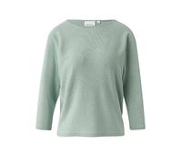 comma Relaxed Fit Pullover aus Viskose-Mix in Strick-Optik in Mint, Größe 38