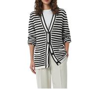 Strickjacke blau|weiß 42