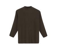 Stehkragenpullover COMMA, Damen, Gr. 36, braun, Strick, Obermaterial: 80% Viskose, 20% Polyamid, normal normal, ohne Ausschnitt, Pullover Stehkragenpullover, 3/4 Ärmel, Viskosemix (83002751-36) braun