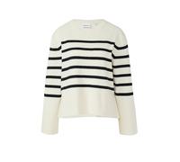 Strickpullover creme|schwarz 46