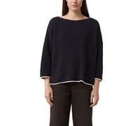 COMMA Pullover im Boxy Fit mit Kontrastdetails