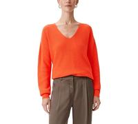 Comma Pullover mit Rippstruktur und Strickmuster