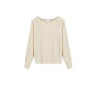 comma - Pullover mit U-Boot-Ausschnitt beige - Gr. - S