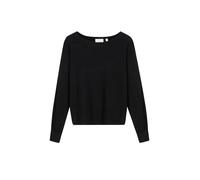 comma - Pullover mit U-Boot-Ausschnitt schwarz - Gr. - M