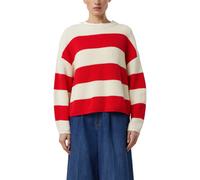Oversize-Strickpullover S weiß|rot 2176249.32G0.S