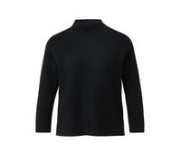 Comma Strickpullover aus Viskosemix mit Stehkragen