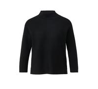 Comma Strickpullover aus Viskosemix mit Stehkragen