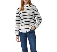 comma casual identity - Strickpullover mehrfarbig|weiß - Gr. - 40