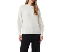 Comma Strickpullover Haarig mit Fledermausärmeln weiß Damen Größe S