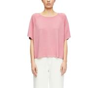 Comma Damen Strickpullover 2180376 4180 Feinstrick Glitzergarn Loose Fit Pink Größe S