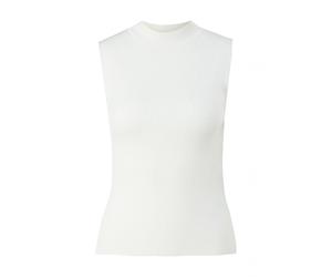 comma - Pullunder in Rippstruktur weiß - Gr. - 44