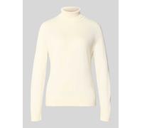 COMMA Regular Fit Strickpullover aus Viskose-Mix Modell 'OKTOBER' in Offwhite, Größe 44