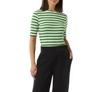 Comma Ringel-T-Shirt aus Rippware