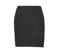 Comma Kurzer Bouclé-Rock mit Glitzergarn