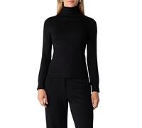 comma Strickpullover mit Rollkragen in Black, Größe 44