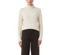 Comma Feinstrick-Pullover mit Rollkragen Beige Größe 40