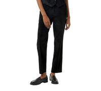 Comma Samthose mit satiniertem Bund