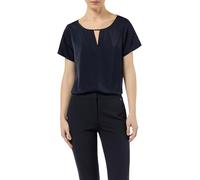 Comma Satin Bluse Kurzarm