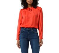 comma Satin Bluse Langarm