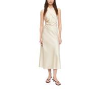 Comma Satin-Kleid mit Neckholder