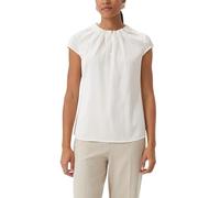 Comma Satinbluse mit Raffung