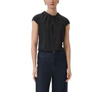 Comma Satinbluse mit Raffung