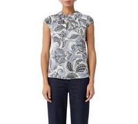 Bluse blau|weiß|schwarz 34