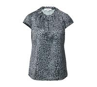Comma Satinbluse mit Raffung und All-Over-Print